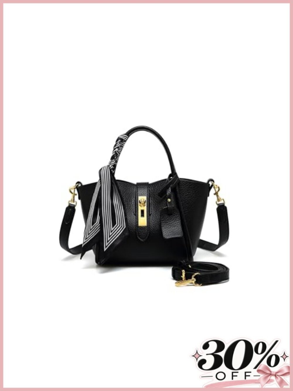 Faux Leather Crescent Crossbody Bag Adjustable Strap Small Satchel Purse